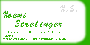 noemi strelinger business card